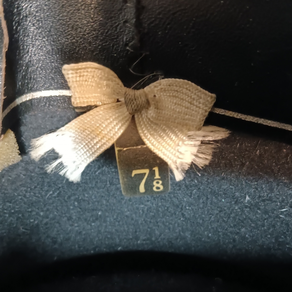Stetson Black Hat with Blue Cord - Picture 11 of 14